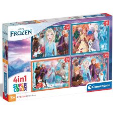 Пазл 4 в 1 Clementoni "Frozen", 12,16,20 та 24 елементи Пазл 4 в 1 Clementoni "Frozen", 12,16,20 та 24 елементи