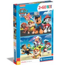 Пазл 2 в 1 Clementoni "Paw Patrol. New", 2 по 60 элементов Пазл 2 в 1 Clementoni "Paw Patrol. New", 2 по 60 элементов