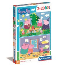 Пазл Clementoni "Peppa Pig", 2 шт. по 20 элементов