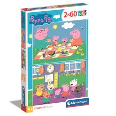 Пазл Clementoni "Peppa Pig. Picnic", 2 шт. по 60 элементов Пазл Clementoni "Peppa Pig. Picnic", 2 шт. по 60 элементов