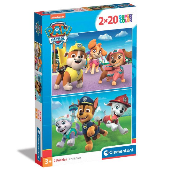 Пазл Clementoni "Paw Patrol. New", 2 шт. по 20 элементов Пазл Clementoni "Paw Patrol. New", 2 шт. по 20 элементов