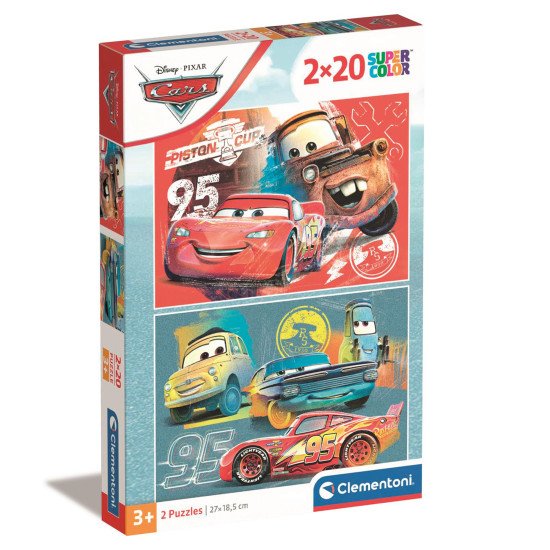 Пазл Clementoni "Cars", 2 шт. по 20 елементів Пазл Clementoni "Cars", 2 шт. по 20 елементів
