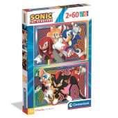 Пазл Clementoni "Sonic", 2 шт. по 60 елементів Пазл Clementoni "Sonic", 2 шт. по 60 елементів