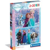 Пазл Clementoni "Frozen", 2 шт. по 20 элементов