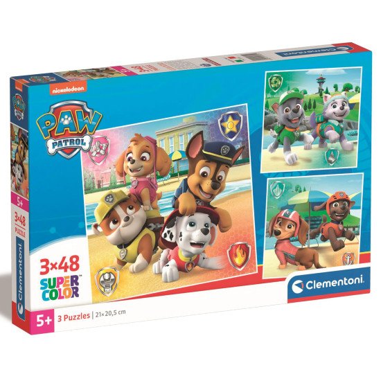 Пазл Clementoni "Paw Patrol", 3 шт. по 48 элементов Пазл Clementoni "Paw Patrol", 3 шт. по 48 элементов