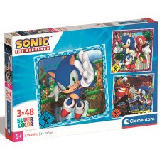 Пазл Clementoni "Sonic", 3 шт. по 48 элементов Пазл Clementoni "Sonic", 3 шт. по 48 элементов