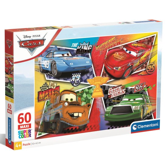 Пазл Clementoni "Cars", серія "MAXI", 60 елементів