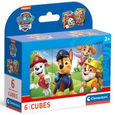 Кубики-пазл Clementoni "Paw Patrol", 6 елементів