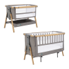 Кроватка-трансформер 2 в 1 Tutti Bambini CoZee XL серый