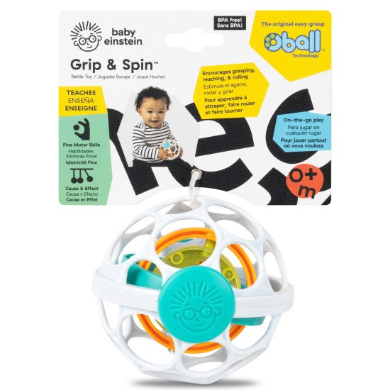 Погремушка Baby Einstein "Grip & Spin Oball" Погремушка Baby Einstein "Grip & Spin Oball"