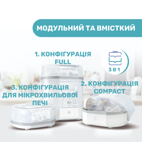 Стерилізатор Chicco електричний паровий