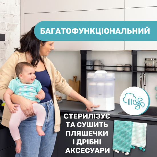 Стерилизатор Chicco электрический цифровой с функцией сушки Стерилизатор Chicco электрический цифровой с функцией сушки