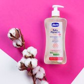 Шампунь-гель мицеллярный для чувствительной кожи Chicco Baby Moments "Без слез", 500 мл