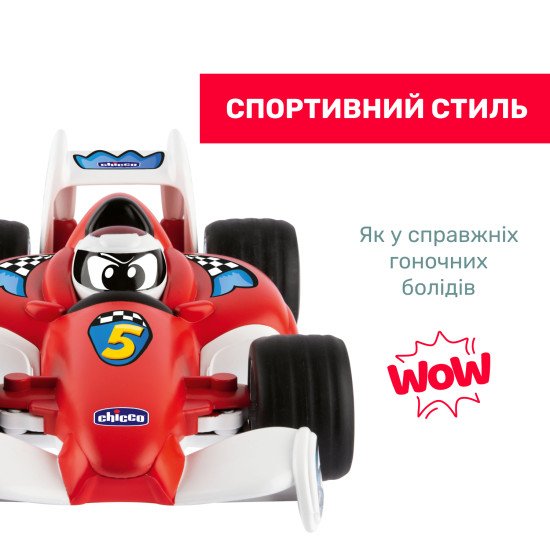 Машинка на радіоуправлінні Chicco "Гонщик Том" Машинка на радіоуправлінні Chicco "Гонщик Том"