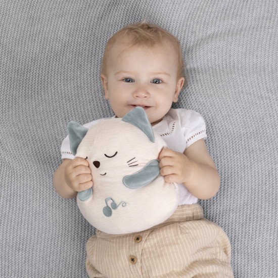 М'яка музична іграшка Chicco "Муркотик" з вібрацією М'яка музична іграшка Chicco "Муркотик" з вібрацією