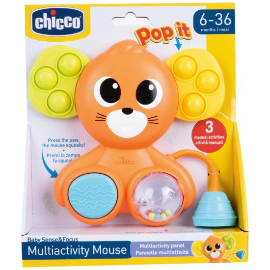 Брязкальце Chicco "Мультисенсорне мишеня" Брязкальце Chicco "Мультисенсорне мишеня"
