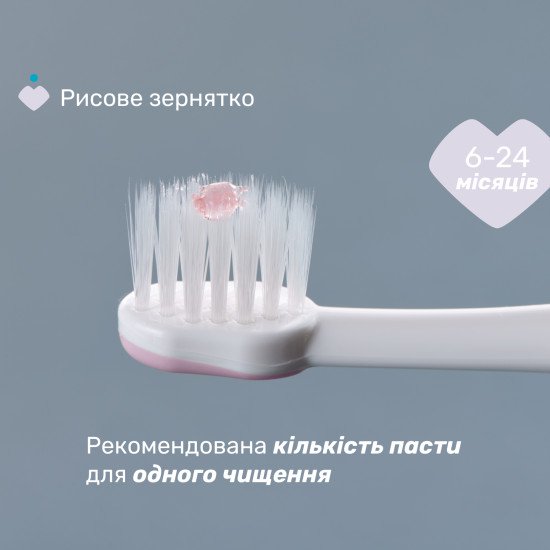 Зубна щітка Chicco для перших зубів, 6-36 міс. Зубна щітка Chicco для перших зубів, 6-36 міс.
