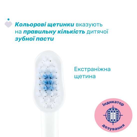 Зубна щітка Chicco на присосці, 3-6 років Зубна щітка Chicco на присосці, 3-6 років