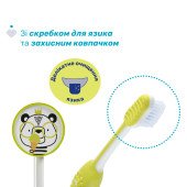 Зубна щітка Chicco на присосці, 3-6 років, 2 шт. Зубна щітка Chicco на присосці, 3-6 років, 2 шт.