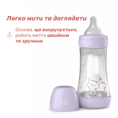Пляшечка пластик Chicco PERFECT 5 Kitten, 240 мл, соска силікон, 2 м+