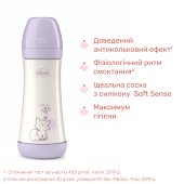 Бутылочка пластик Chicco PERFECT 5 Kitten, 300 мл, соска силикон, 4 м+ Бутылочка пластик Chicco PERFECT 5 Kitten, 300 мл, соска силикон, 4 м+