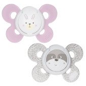 Пустушка Chicco Physio Comfort, силікон, 2-6 міс., 2 шт.
