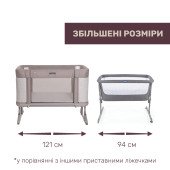 Ліжечко 3 в 1 Chicco Next2Me Forever світло-бежевий Ліжечко 3 в 1 Chicco Next2Me Forever світло-бежевий