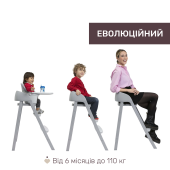 Стільчик для годування 3 в 1 Chicco Crescendo Up Стільчик для годування 3 в 1 Chicco Crescendo Up