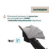 Коляска прогулянкова Chicco Glee сірий Коляска прогулянкова Chicco Glee сірий
