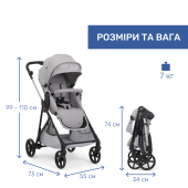 Коляска універсальна 2 в 1 Chicco Seety Cloud Коляска універсальна 2 в 1 Chicco Seety Cloud