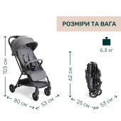 Коляска прогулянкова Chicco Urbino сірий Коляска прогулянкова Chicco Urbino сірий