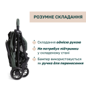 Коляска прогулянкова Chicco Urbino оливковий Коляска прогулянкова Chicco Urbino оливковий