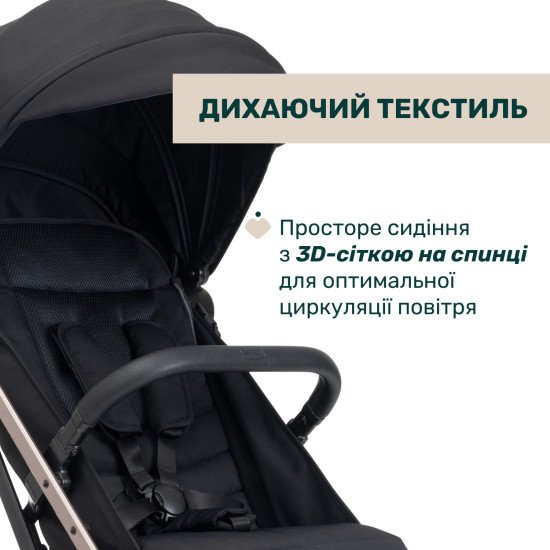Коляска прогулянкова Chicco Dolomiti чорний