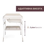 Столик для сповивання з ванночкою Chicco Soft Bubble Armonia Столик для сповивання з ванночкою Chicco Soft Bubble Armonia