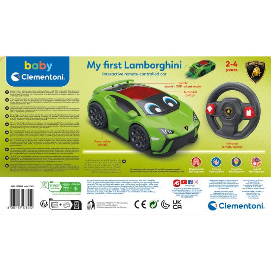 Машинка на радіоуправлінні Clementoni "My first Lamborghini" Машинка на радіоуправлінні Clementoni "My first Lamborghini"