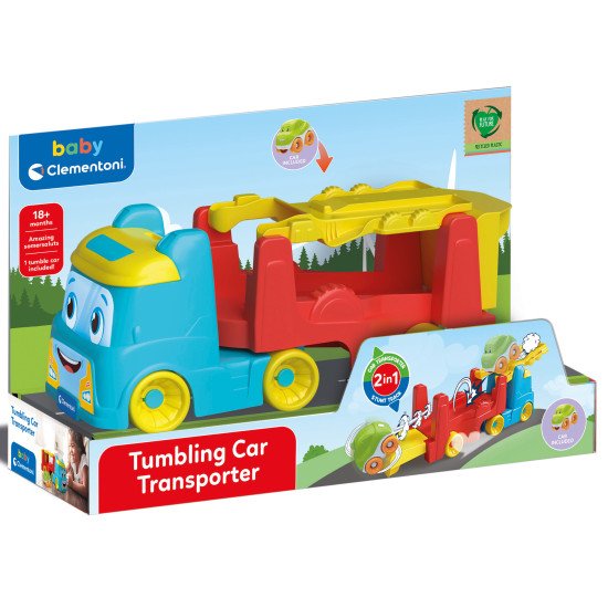 Машинка Clementoni "Tumbling Car Transporter" Машинка Clementoni "Tumbling Car Transporter"