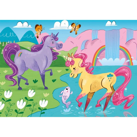 Пазл Clementoni "I Believe in Unicorns", 2 шт. по 20 елементів Пазл Clementoni "I Believe in Unicorns", 2 шт. по 20 елементів