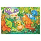 Пазл Clementoni "Dinos Happy Oasis", серія "MAXI", 24 елементи