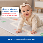 Большой двухсторонний термоковрик Piccolino "Транспорт", 180х200х1 см