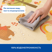 Великий двосторонній термокилимок Piccolino "Лісові звірята", 180х200х1 см