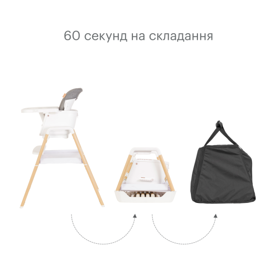 Стульчик для кормления 7 в 1 Tutti Bambini Nova Стульчик для кормления 7 в 1 Tutti Bambini Nova