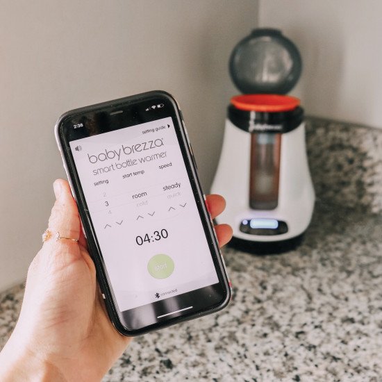 Подогреватель для бутылочек Baby Brezza Safe + Smart с функцией Bluetooth Подогреватель для бутылочек Baby Brezza Safe + Smart с функцией Bluetooth