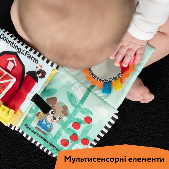 Розвиваюча м'яка книжка Baby Einstein "Counting at the Farm"