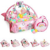 Развивающий коврик 5 в 1 Bright Starts Rainbow Tropics
