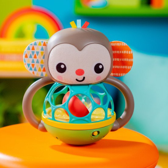 Музичне брязкальце Bright Starts "Grab & Giggle Monkey" Музичне брязкальце Bright Starts "Grab & Giggle Monkey"