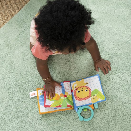Развивающая мягкая книжка Bright Starts "Safari Buddies" Развивающая мягкая книжка Bright Starts "Safari Buddies"