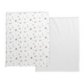 Простынь на резинке Chicco Next2Me Forever Cotton, 58х110 см, 2 шт. Простынь на резинке Chicco Next2Me Forever Cotton, 58х110 см, 2 шт.