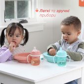 Набор Chicco: ложка и вилка, из нержавеющей стали, 18м+