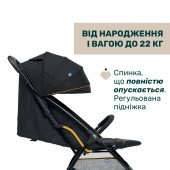Коляска прогулочная Chicco Glee черный