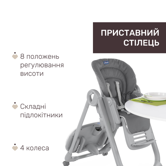 Стульчик для кормления Chicco Polly Magic Стульчик для кормления Chicco Polly Magic